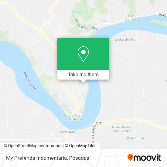 My Preferida Indumentaria map