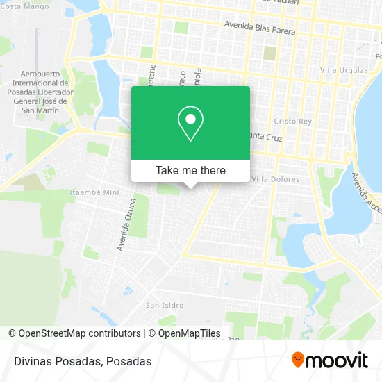 Divinas  Posadas map