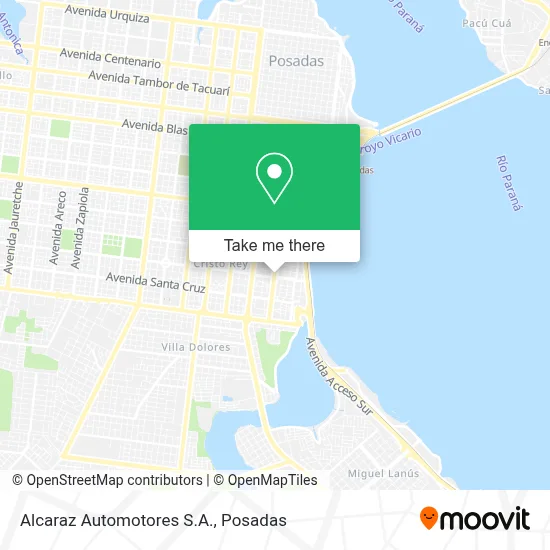 Alcaraz Automotores S.A. map
