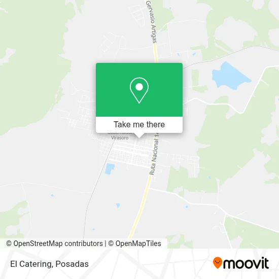 El Catering map