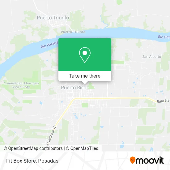 Fit Box Store map