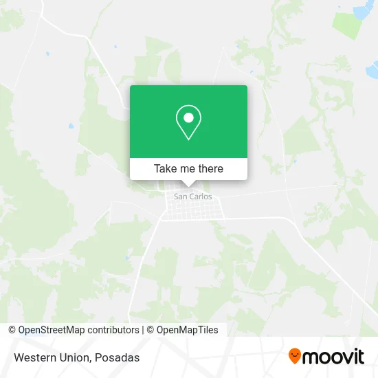Western Union map