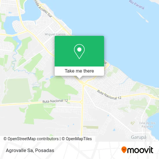 Agrovalle Sa map