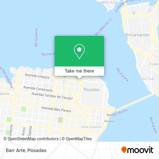 Barr Arte map
