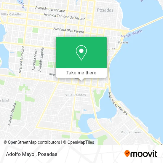 Adolfo Mayol map
