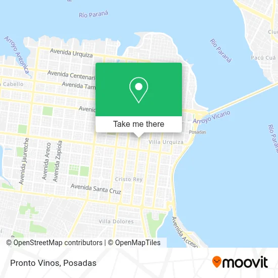 Pronto Vinos map