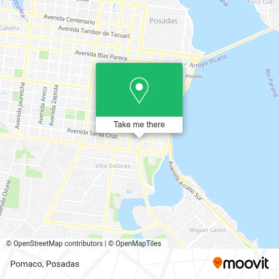Pomaco map