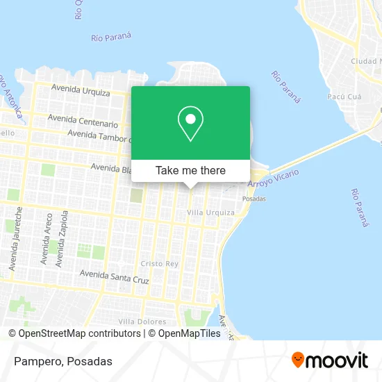 Pampero map