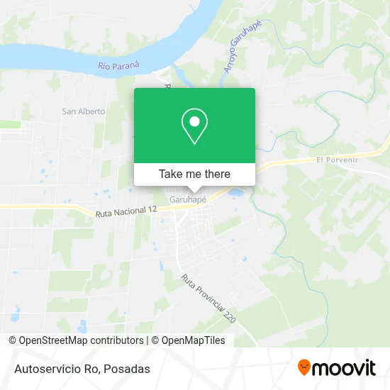 Autoservicio Ro map