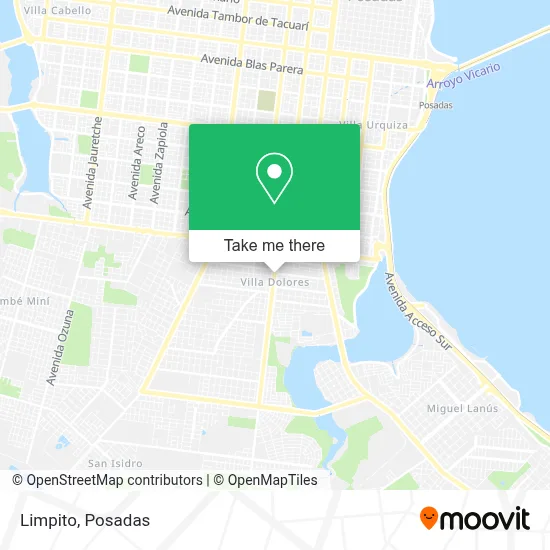 Limpito map