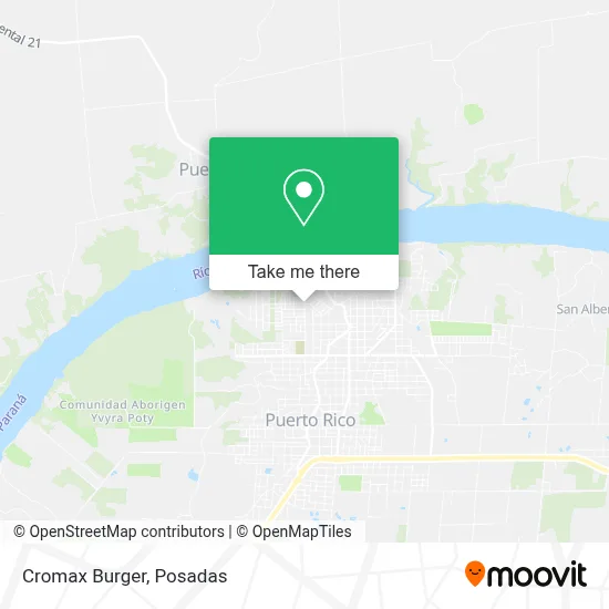 Cromax Burger map