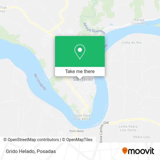 Grido Helado map