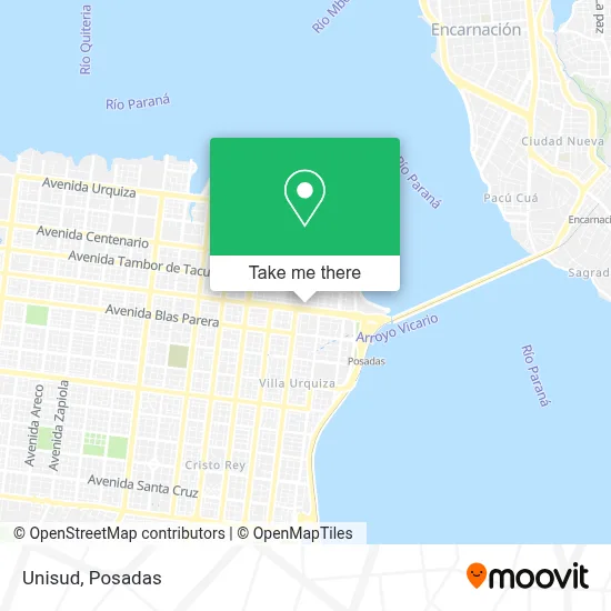 Unisud map