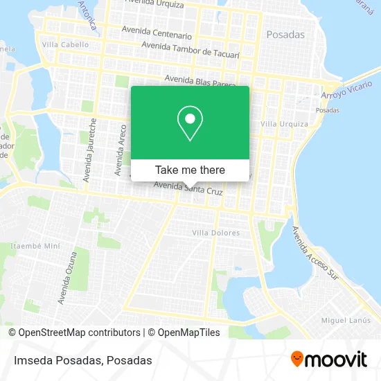Imseda Posadas map