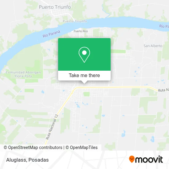Aluglass map