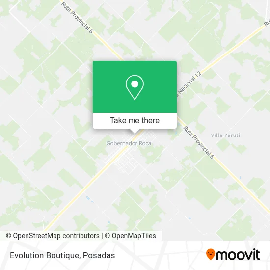 Evolution Boutique map