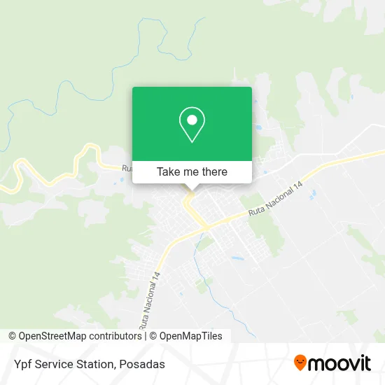 Ypf Service Station map