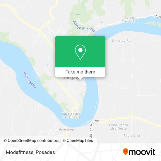 Modafitness map