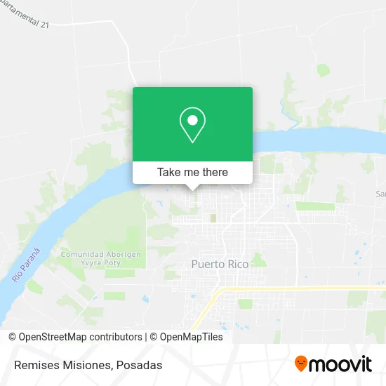 Remises Misiones map