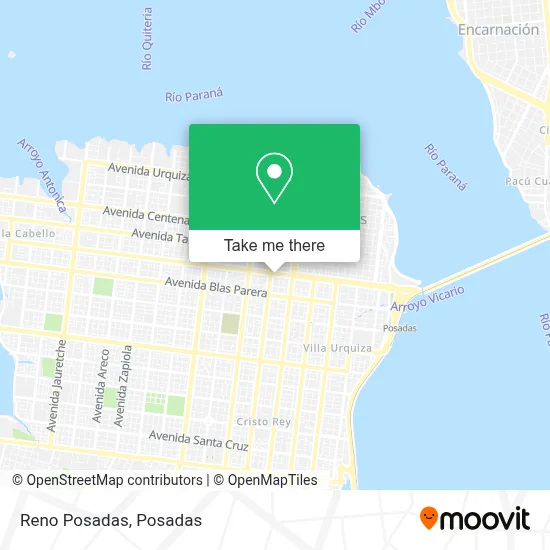 Reno Posadas map