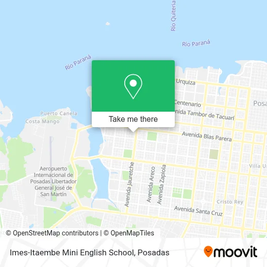 Imes-Itaembe Mini English School map