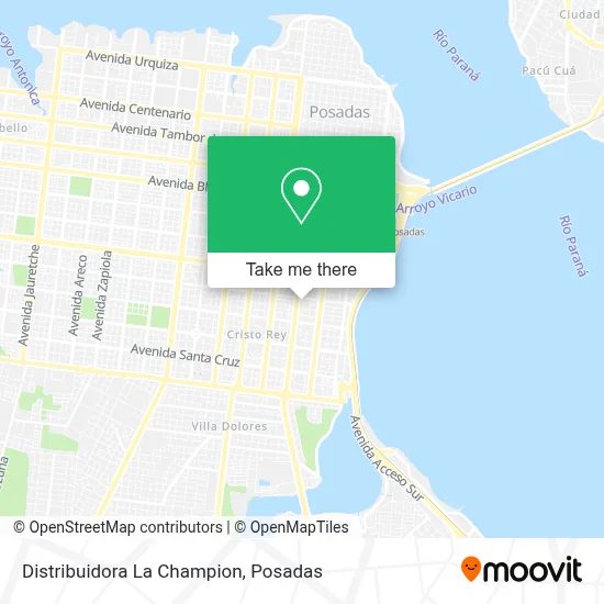 Distribuidora La Champion map