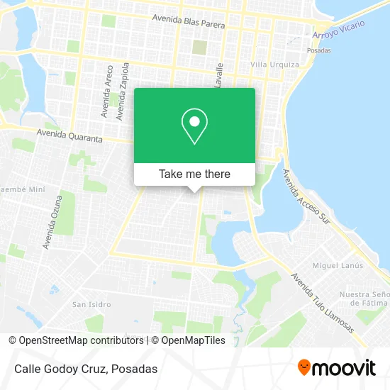 Calle Godoy Cruz map