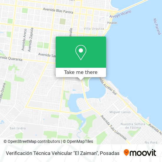 Verificación Técnica Vehicular "El Zaiman" map