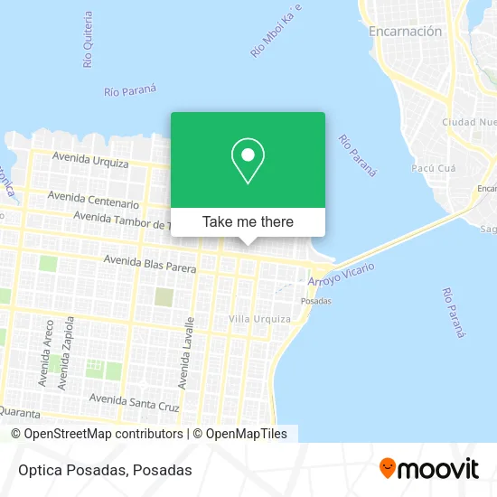 Optica Posadas map