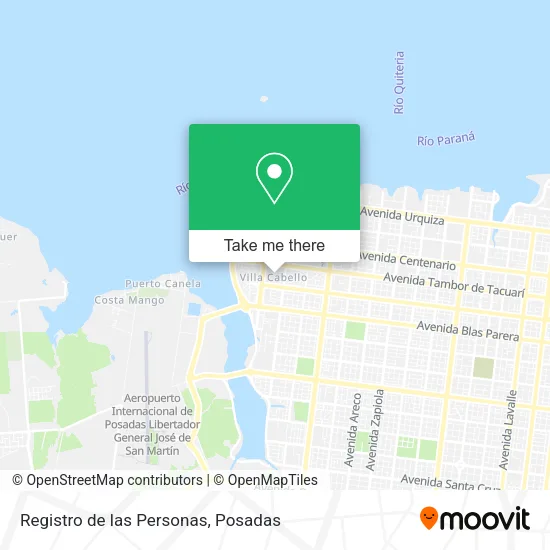 Registro de las Personas map