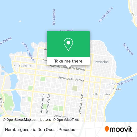 Mapa de Hamburguesería Don Oscar