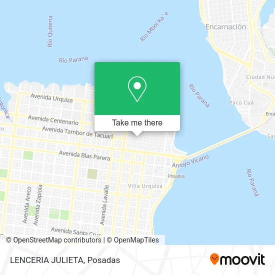 LENCERIA JULIETA map