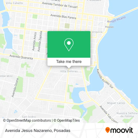 Avenida Jesus Nazareno map