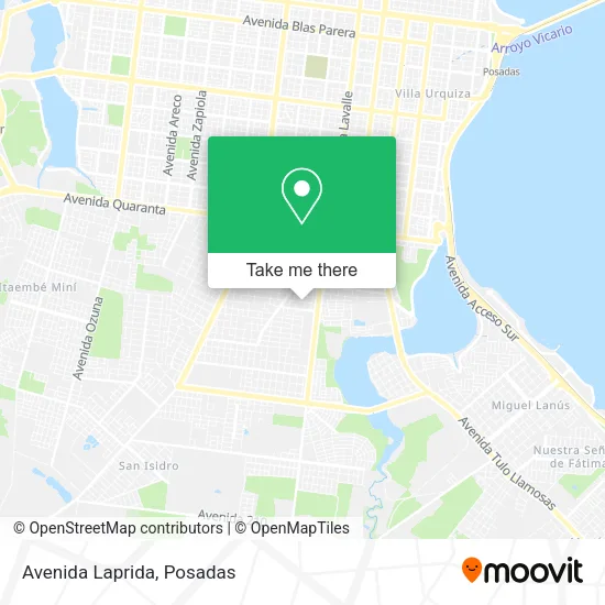 Avenida Laprida map