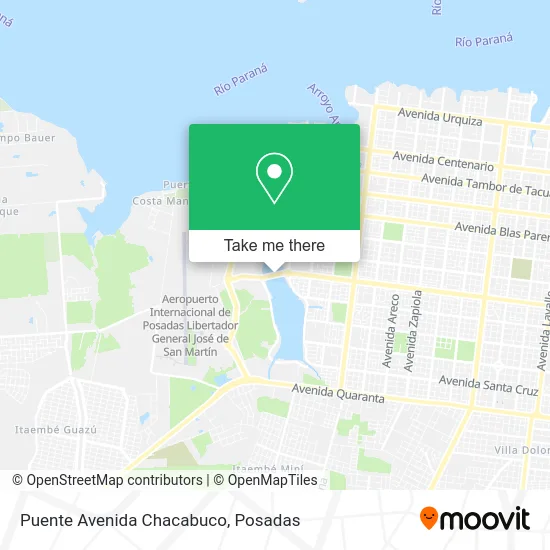 Puente Avenida Chacabuco map