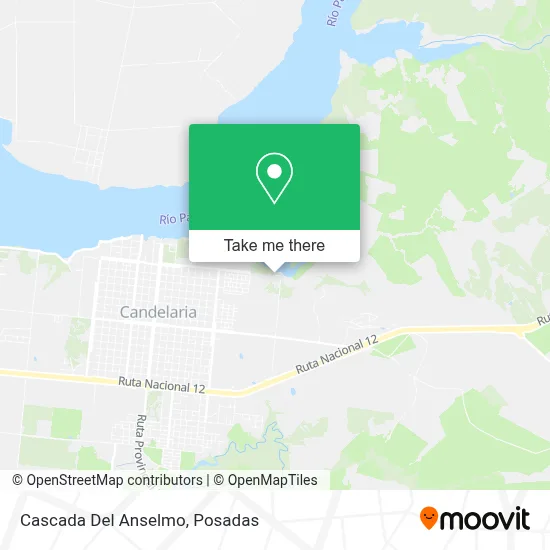 Cascada Del Anselmo map