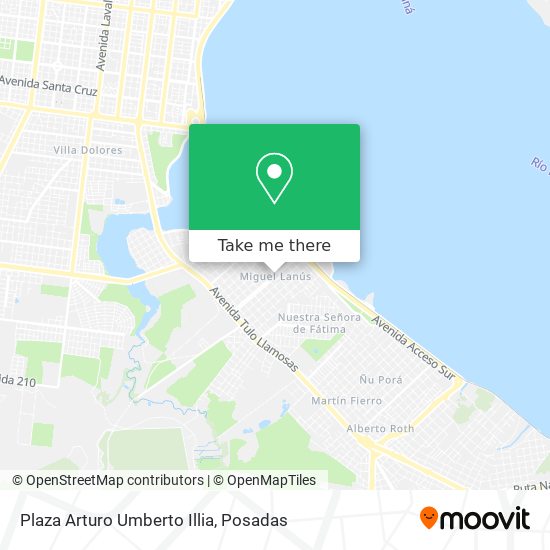 Mapa de Plaza Arturo Umberto Illia