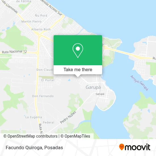 Facundo Quiroga map