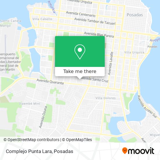 Complejo Punta Lara map