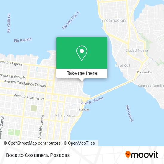 Bocatto Costanera map