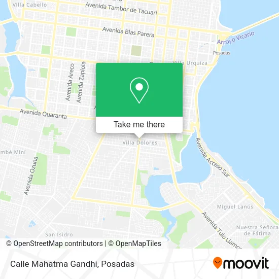 Calle Mahatma Gandhi map