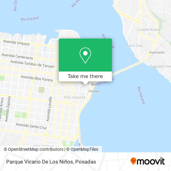 Mapa de Parque Vicario De Los Niños