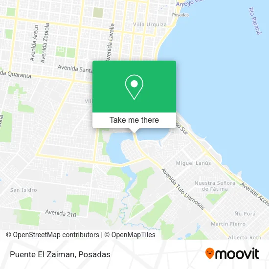 Puente El Zaiman map