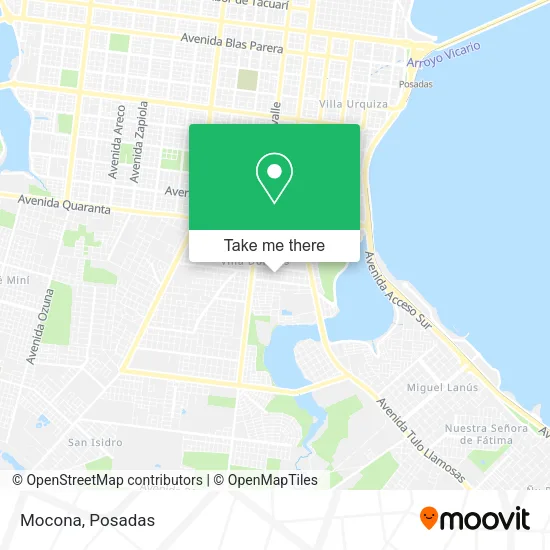 Mocona map