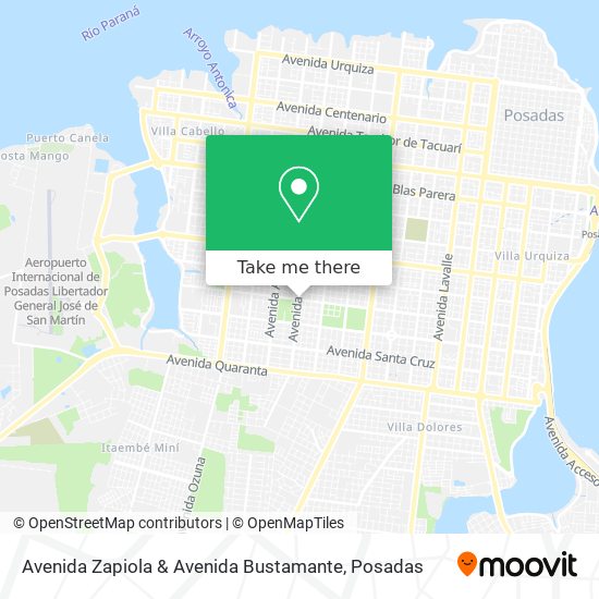 Avenida Zapiola & Avenida Bustamante map