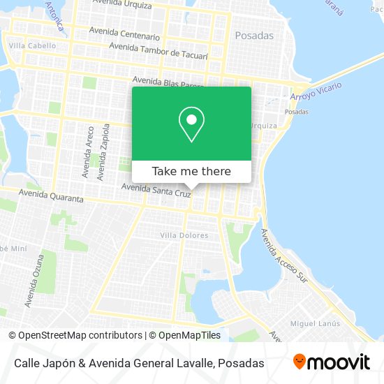 Calle Japón & Avenida General Lavalle map