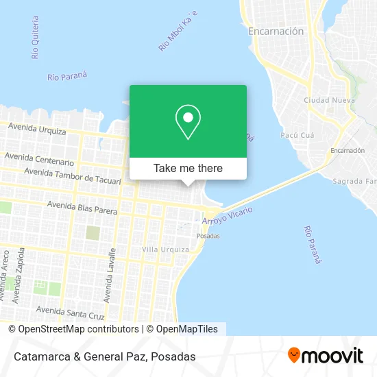 Catamarca & General Paz map