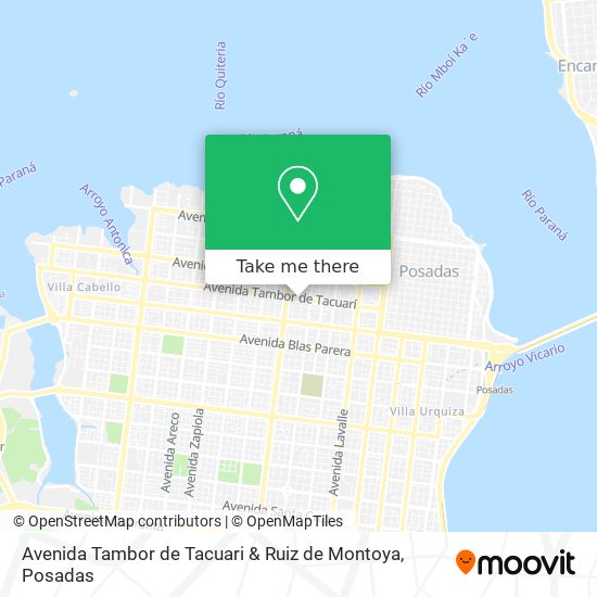 Avenida Tambor de Tacuari & Ruiz de Montoya map