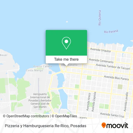 Pizzeria y Hamburgueseria Re-Rico map