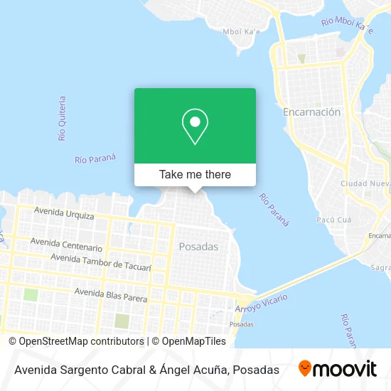 Avenida Sargento Cabral & Ángel Acuña map